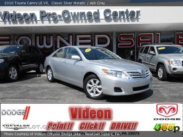 2010 Toyota Camry LE V6 in Classic Silver Metallic