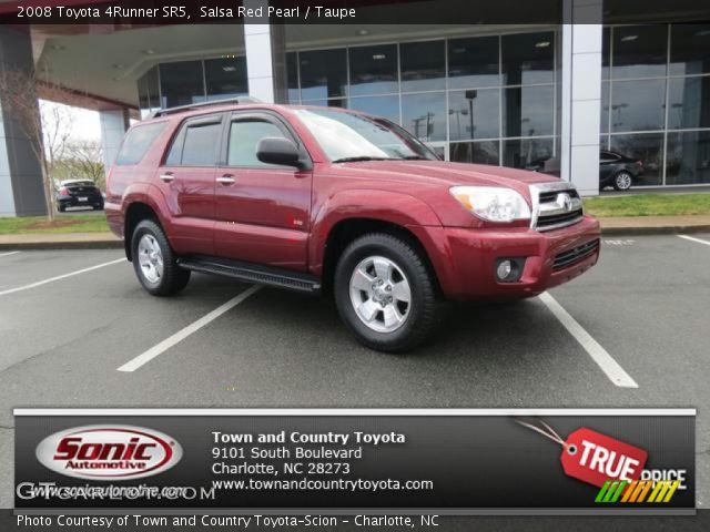 2008 Toyota 4Runner SR5 in Salsa Red Pearl