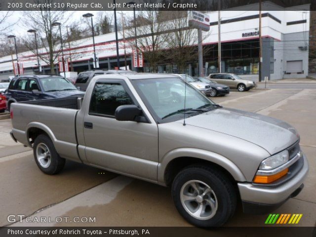 2003 Chevrolet S10 Regular Cab in Light Pewter Metallic