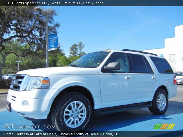 2011 Ford Expedition XLT in White Platinum Tri-Coat
