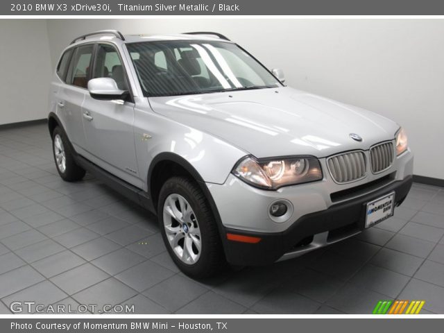 2010 BMW X3 xDrive30i in Titanium Silver Metallic