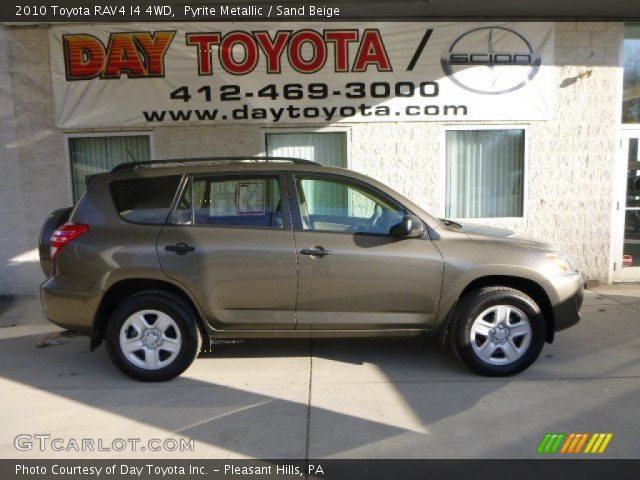 2010 Toyota RAV4 I4 4WD in Pyrite Metallic