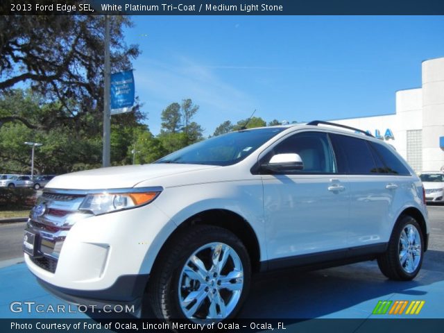 2013 Ford Edge SEL in White Platinum Tri-Coat