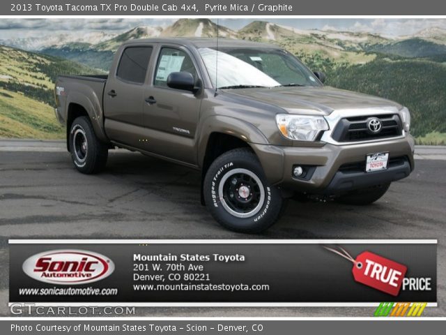 2013 Toyota Tacoma TX Pro Double Cab 4x4 in Pyrite Mica