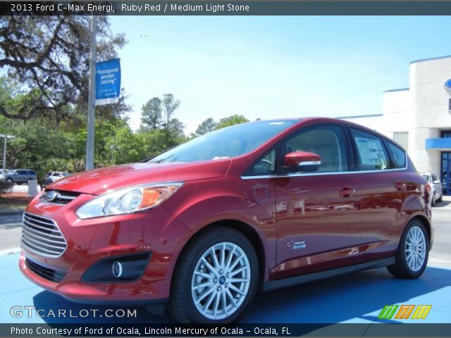 2013 Ford C-Max Energi in Ruby Red