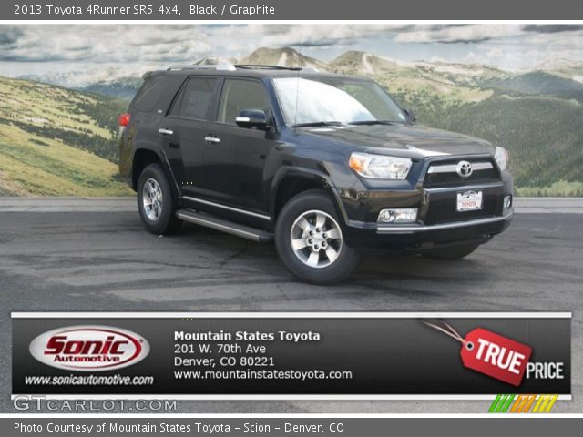 2013 Toyota 4Runner SR5 4x4 in Black