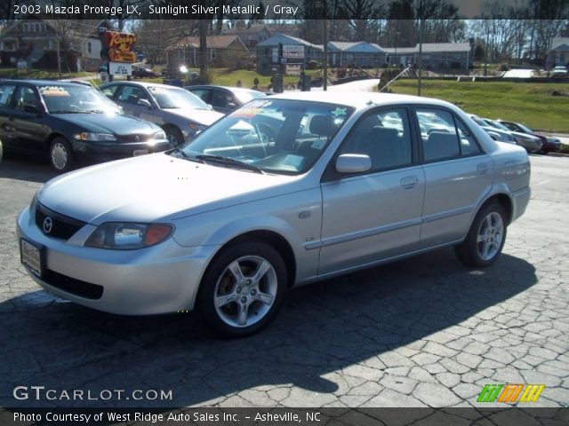 2003 Mazda Protege LX in Sunlight Silver Metallic