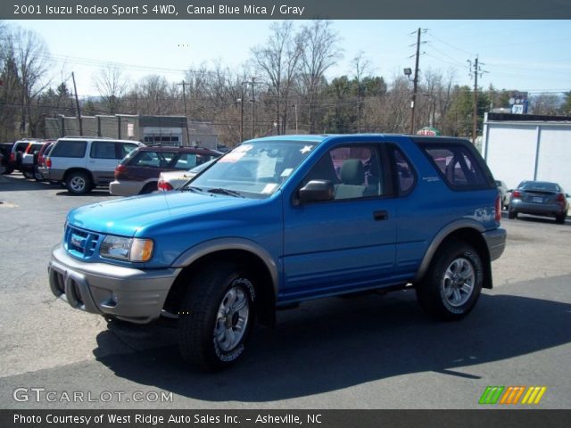 2001 Isuzu Rodeo Sport S 4WD in Canal Blue Mica