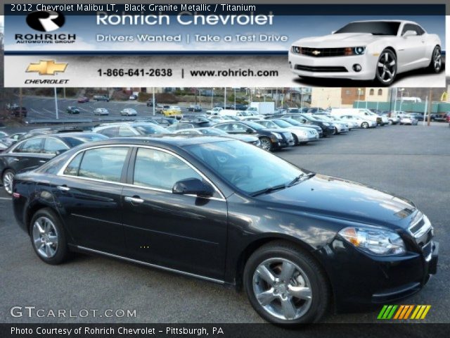 2012 Chevrolet Malibu LT in Black Granite Metallic