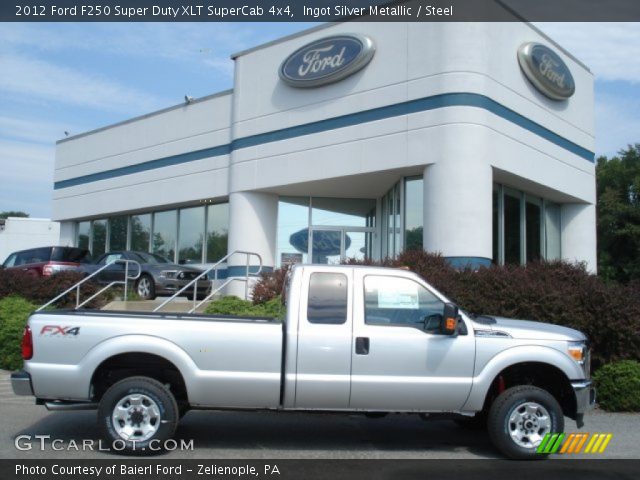 2012 Ford F250 Super Duty XLT SuperCab 4x4 in Ingot Silver Metallic