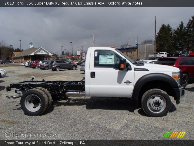 2013 Ford F550 Super Duty XL Regular Cab Chassis 4x4 in Oxford White