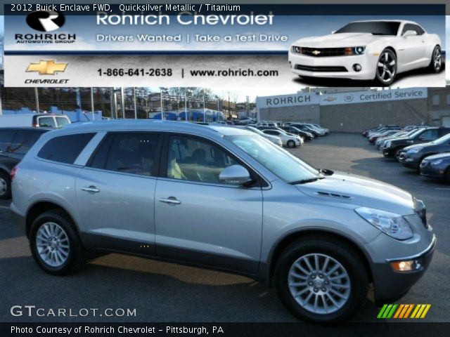 2012 Buick Enclave FWD in Quicksilver Metallic