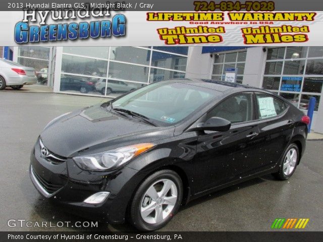 2013 Hyundai Elantra GLS in Midnight Black
