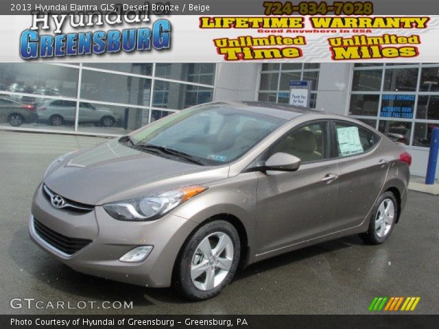 2013 Hyundai Elantra GLS in Desert Bronze