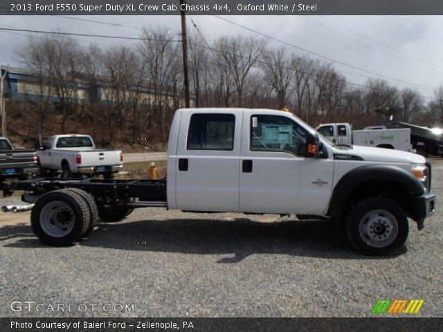 2013 Ford F550 Super Duty XL Crew Cab Chassis 4x4 in Oxford White