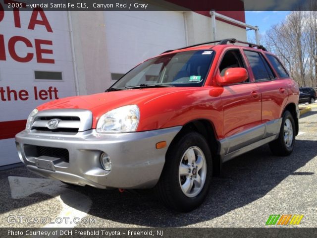 2005 Hyundai Santa Fe GLS in Canyon Red