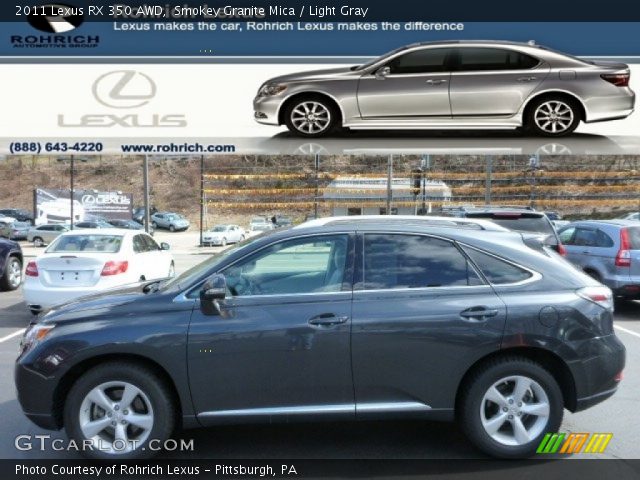 2011 Lexus RX 350 AWD in Smokey Granite Mica