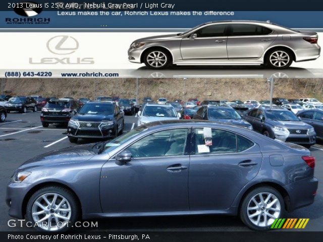 2013 Lexus IS 250 AWD in Nebula Gray Pearl