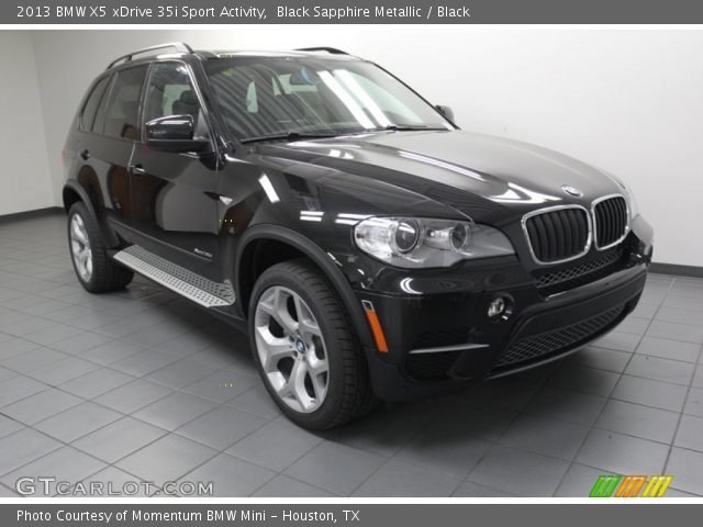 2013 BMW X5 xDrive 35i Sport Activity in Black Sapphire Metallic