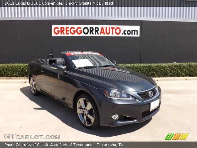 2011 Lexus IS 350C Convertible in Smoky Granite Mica