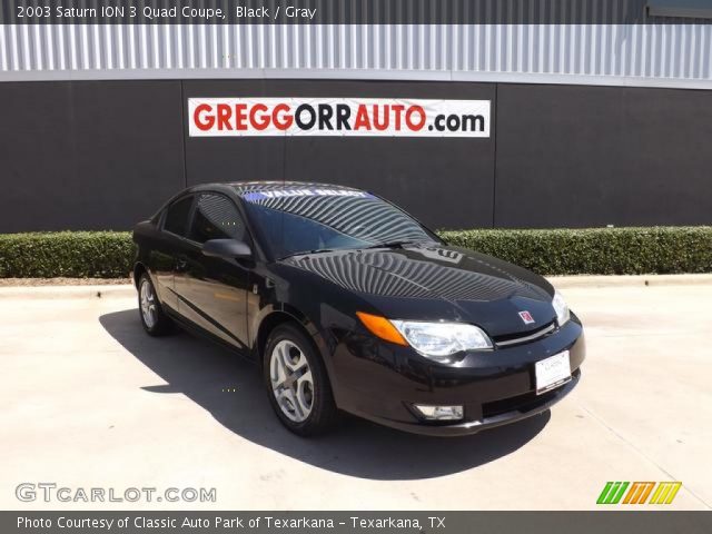 2003 Saturn ION 3 Quad Coupe in Black