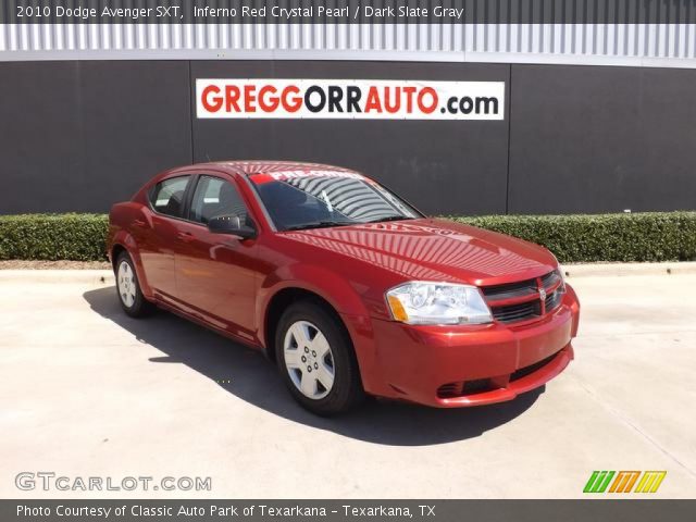 2010 Dodge Avenger SXT in Inferno Red Crystal Pearl