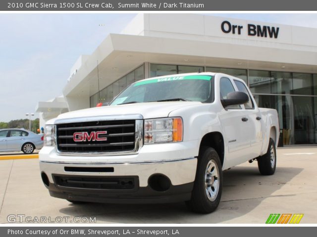 2010 GMC Sierra 1500 SL Crew Cab in Summit White