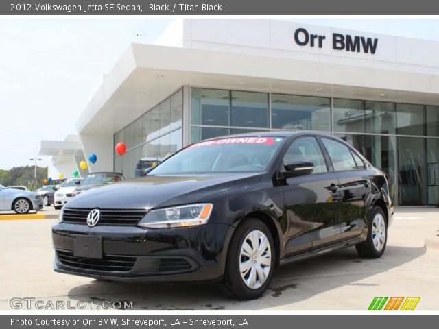 2012 Volkswagen Jetta SE Sedan in Black