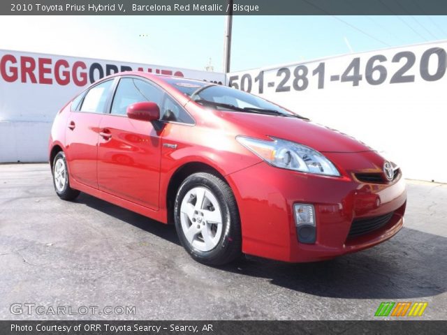2010 Toyota Prius Hybrid V in Barcelona Red Metallic