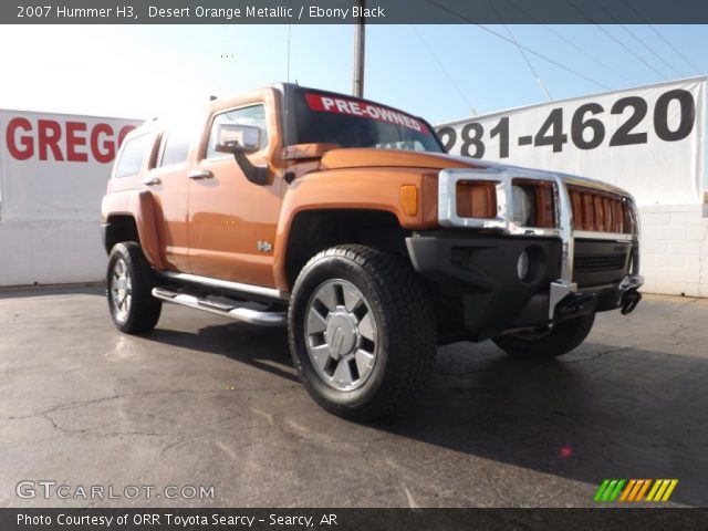2007 Hummer H3  in Desert Orange Metallic
