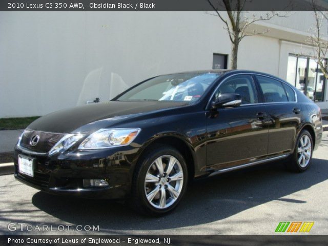 2010 Lexus GS 350 AWD in Obsidian Black