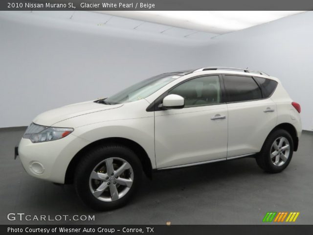 2010 Nissan Murano SL in Glacier White Pearl