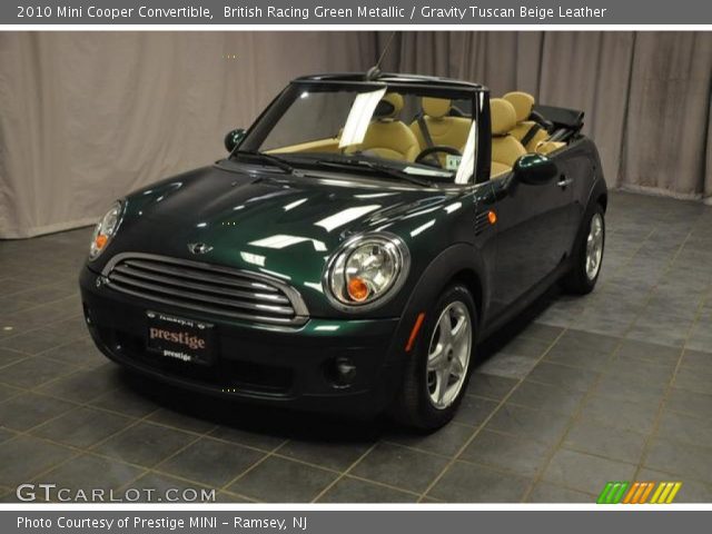 2010 Mini Cooper Convertible in British Racing Green Metallic