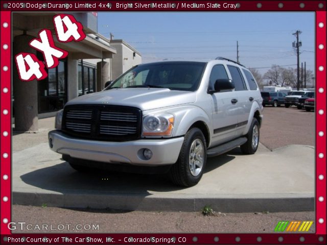 2005 Dodge Durango Limited 4x4 in Bright Silver Metallic