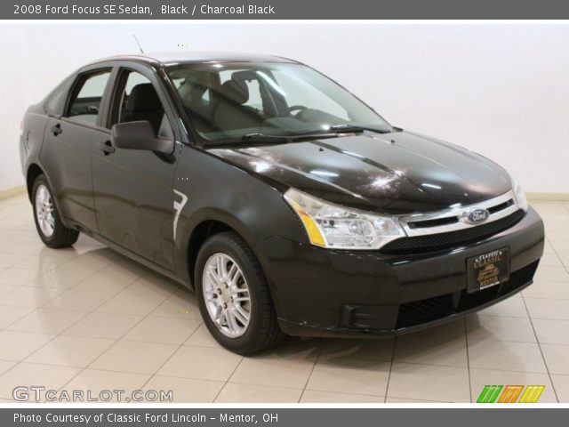 2008 Ford Focus SE Sedan in Black