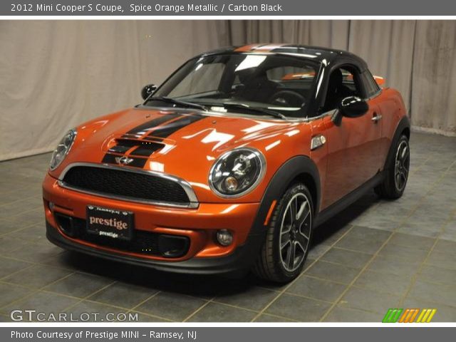 2012 Mini Cooper S Coupe in Spice Orange Metallic