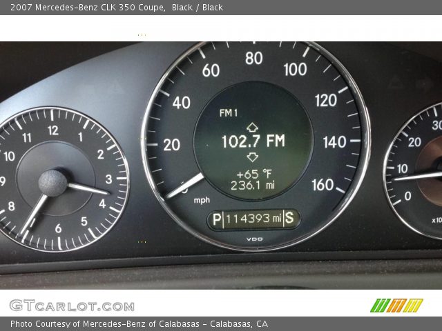2007 Mercedes-Benz CLK 350 Coupe in Black