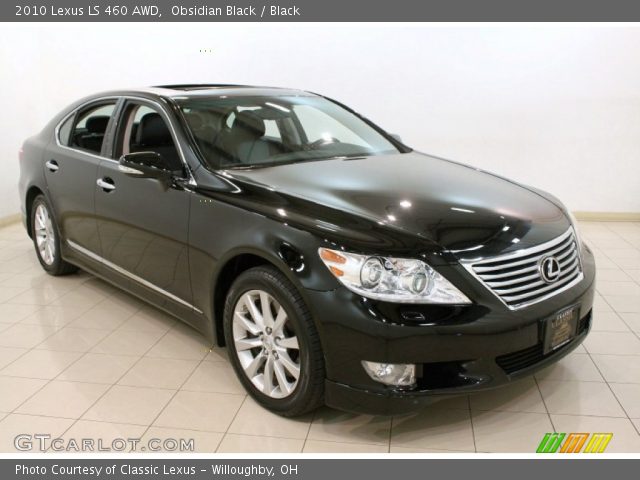 2010 Lexus LS 460 AWD in Obsidian Black