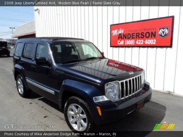 2008 Jeep Liberty Limited 4x4 in Modern Blue Pearl