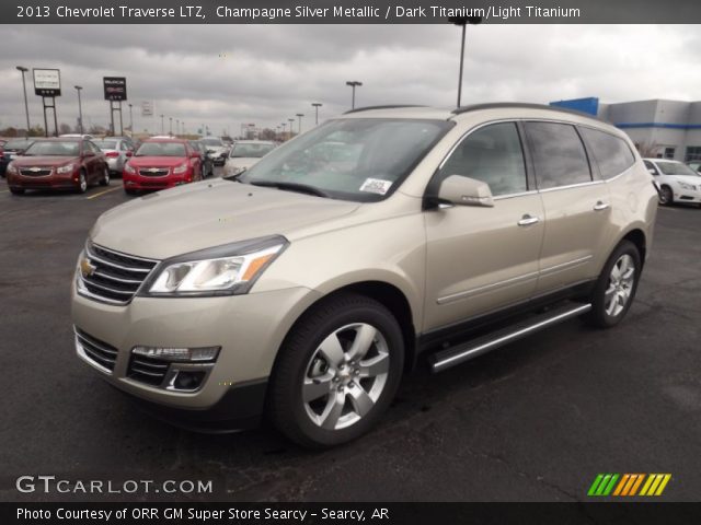 2013 Chevrolet Traverse LTZ in Champagne Silver Metallic