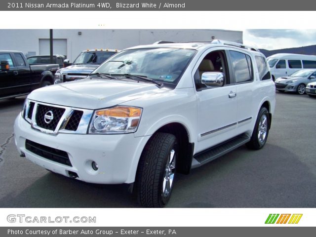 2011 Nissan Armada Platinum 4WD in Blizzard White