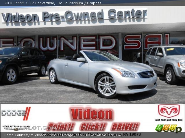 2010 Infiniti G 37 Convertible in Liquid Platinum