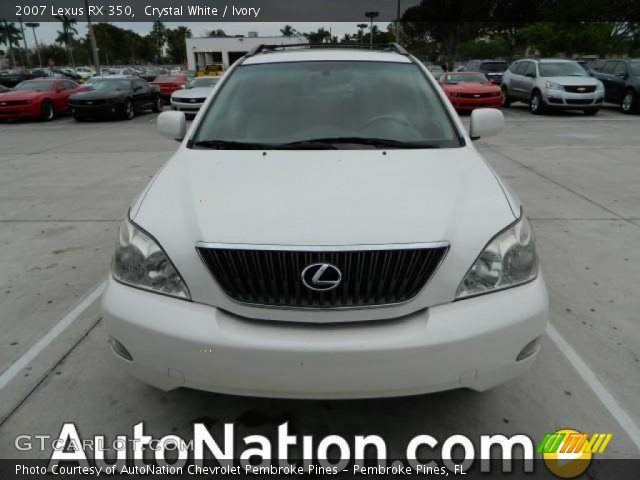 2007 Lexus RX 350 in Crystal White
