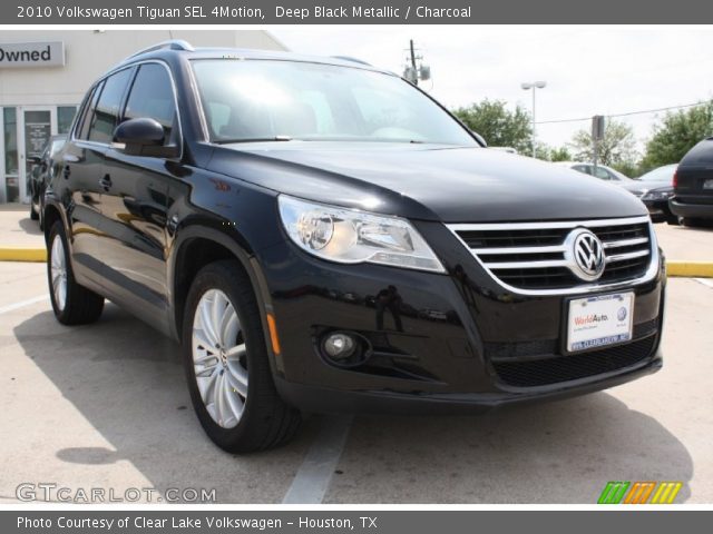 2010 Volkswagen Tiguan SEL 4Motion in Deep Black Metallic