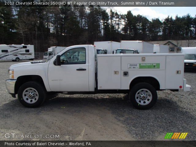 2013 Chevrolet Silverado 3500HD WT Regular Cab Utility Truck in Summit White