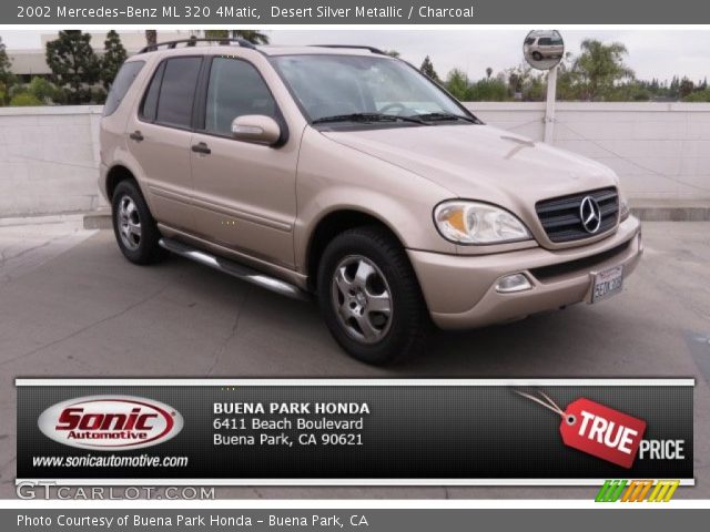 2002 Mercedes-Benz ML 320 4Matic in Desert Silver Metallic