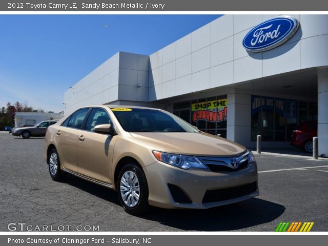 2012 Toyota Camry LE in Sandy Beach Metallic