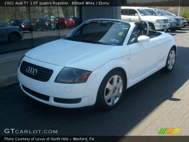 2002 Audi TT 1.8T quattro Roadster in Brilliant White