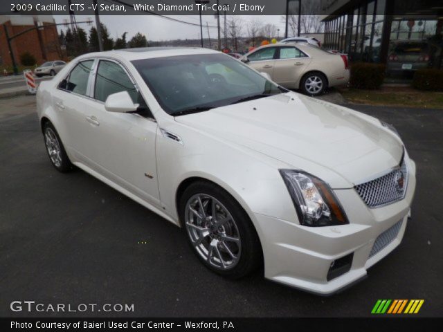 2009 Cadillac CTS -V Sedan in White Diamond Tri-Coat