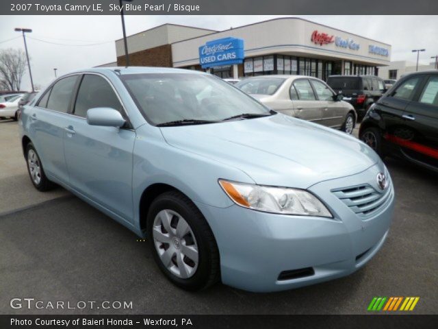 2007 Toyota Camry LE in Sky Blue Pearl